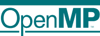 OpenMP logo.