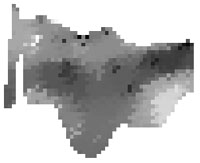 Unsupervised restoration of single-look C-band VV polarized EMISAR data using Simulated Annealing. The data cover a small semi-natural wetland environment in the river valley of Gjern in Denmark.