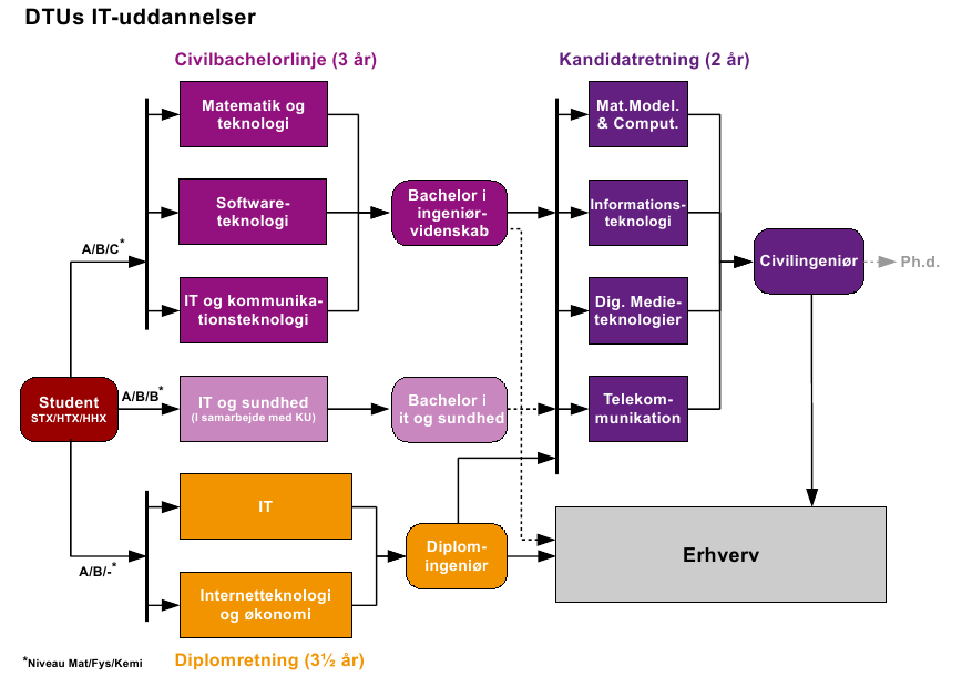 Oversigt over DTUs IT-uddannelser